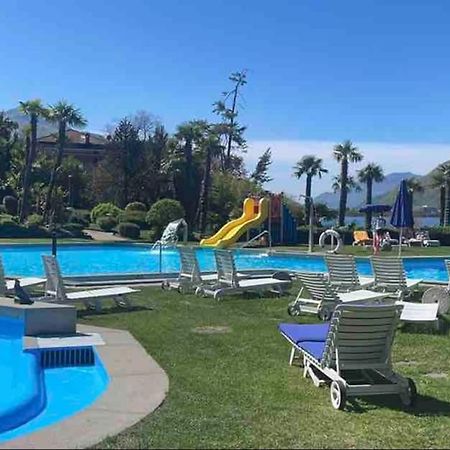 Appartamento Con Piscina E Sauna Bissone Eksteriør billede